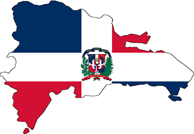 dominican republic flag map-web